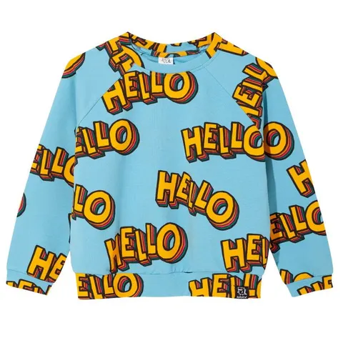 Bluza Sweatshirt BLUE HELLO -50%