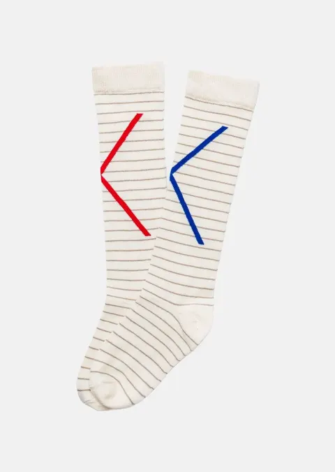 Skarpetki 805 DOUBLE X SOCKS ecru