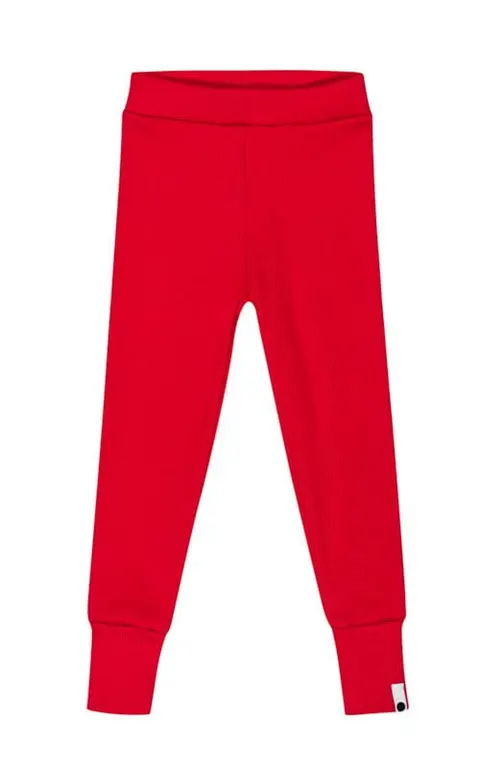 Legginsy Fit CZERWONE prążek
