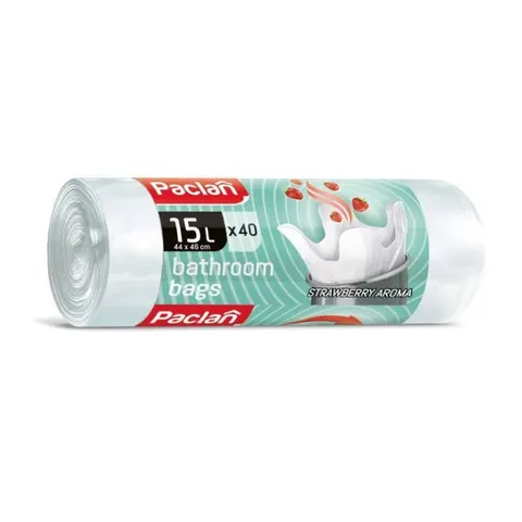 Paclan - łazienkowe worki na śmieci, zapachowe 15l 40szt.