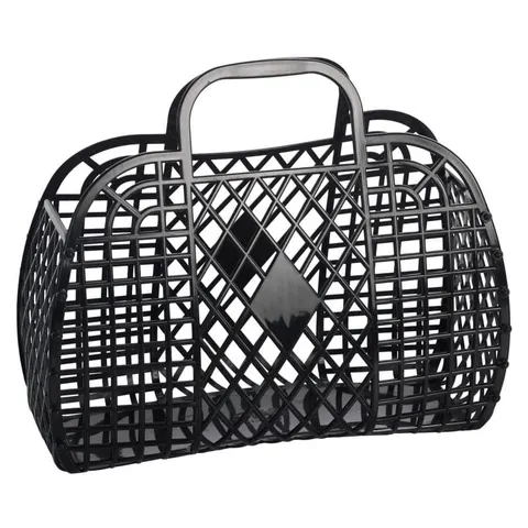 Koszyk duży RETRO basket Large SunJellies BLACK