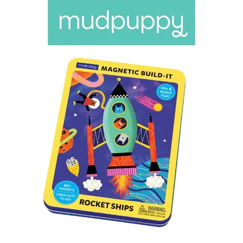 Mudpuppy 4 lata+ Magnetyczne konstrukcje Rakiety kosmiczne