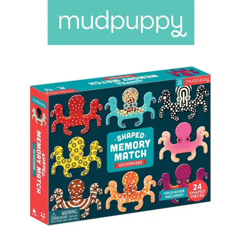 Mudpuppy 3 lata+ Gra Memory Ośmiornice 24 el.