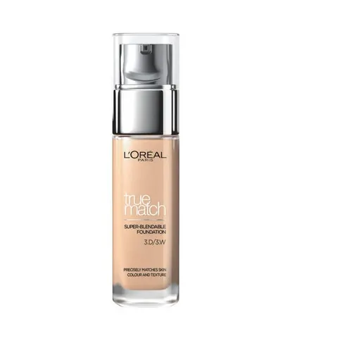 L'Oréal Paris True Match Podkład 3.D/3.W Golden Beige 30 ml