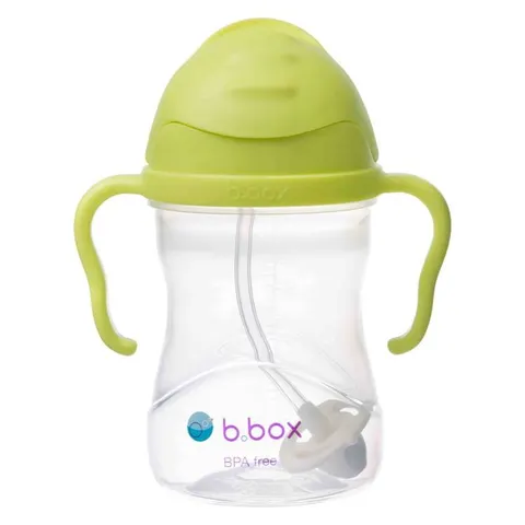 Butelka - Bidon / Kubek ZE SŁOMKĄ 240 ml ANANASOWY | b.box