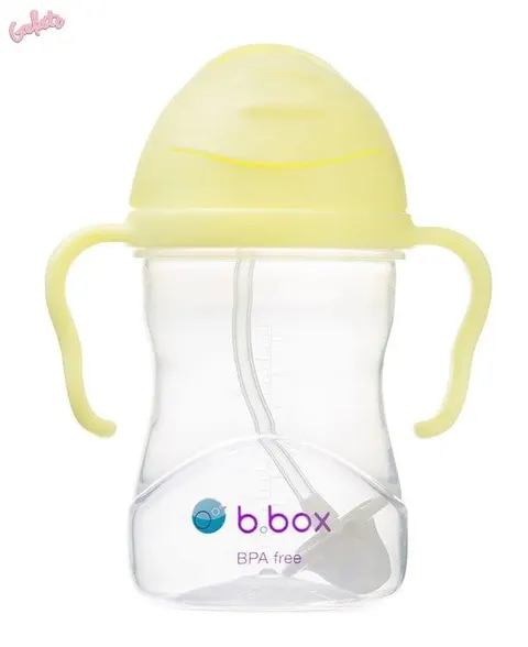 Butelka - Bidon / Kubek ZE SŁOMKĄ 240 ml GELATO Banana Split | b.box