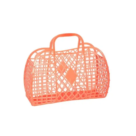 Koszyk mały RETRO basket Small SunJellies NEON ORANGE