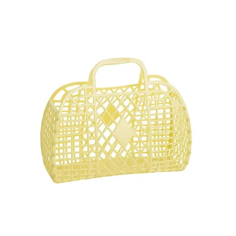 Koszyk mały RETRO basket Small SunJellies YELLOW