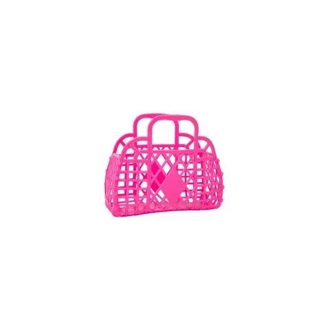 Koszyk mini RETRO basket Mini SunJellies BERRY PINK
