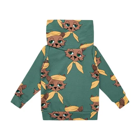 Bluza z kominem ARTYSTA ZIELONY - ARTISCAT GREEN / SNOOD SWEATSHIRT