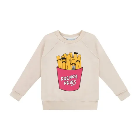 Bluza raglanowa FRYTKI ECRU - FRIES ECRU / SWEATSHIRT