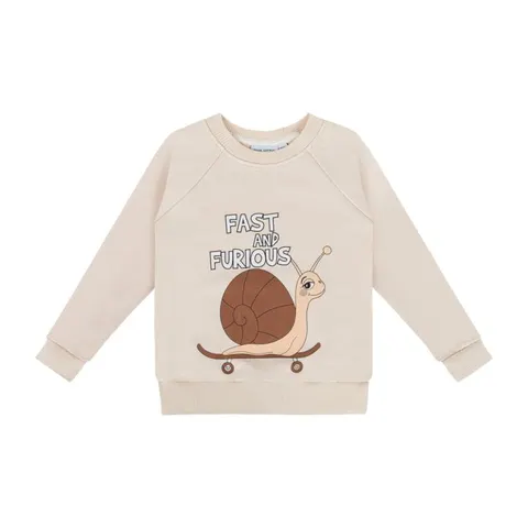 Bluza raglanowa ŚLIMAK ECRU - SNAIL ECRU / SWEATSHIRT