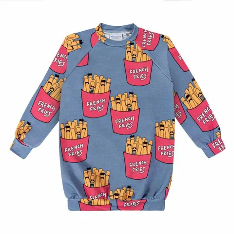 Tunika FRYTKI NIEBIESKIE - FRIES BLUE / TUNIC
