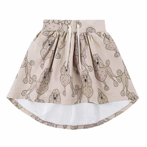Spódnica midi PUDEL JASNY - POODLE LIGHT / MIDI SKIRT