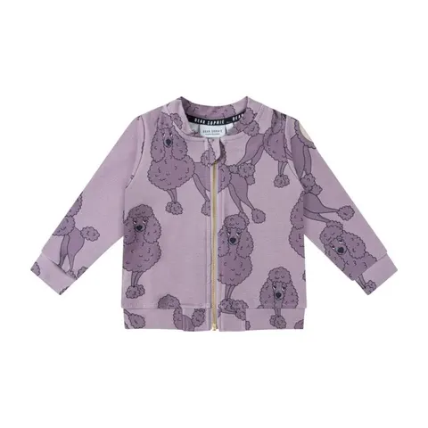 Bomberka PUDEL FIOLET - POODLE VIOLET / BOMBER JACKET