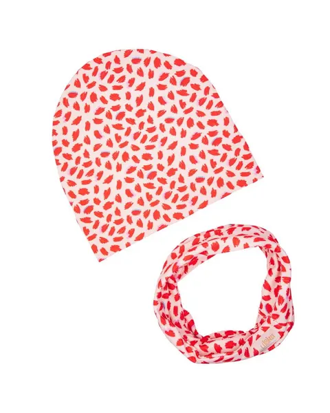 Czapka + Komin RED LIPSTICK -50%
