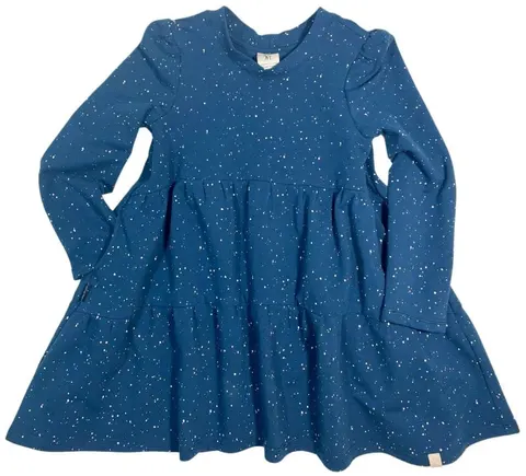 Sukienka 200-22 FREEDOM DRESS / AURORA BOREALIS - NIGHT BLUE