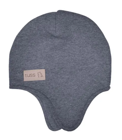 Czapka pilotka DARK MELANGE -50%