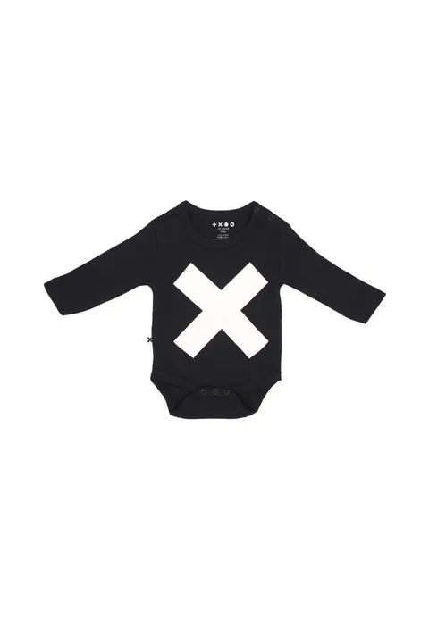 BASIC BABY BODY with X BLACK | OX Basic