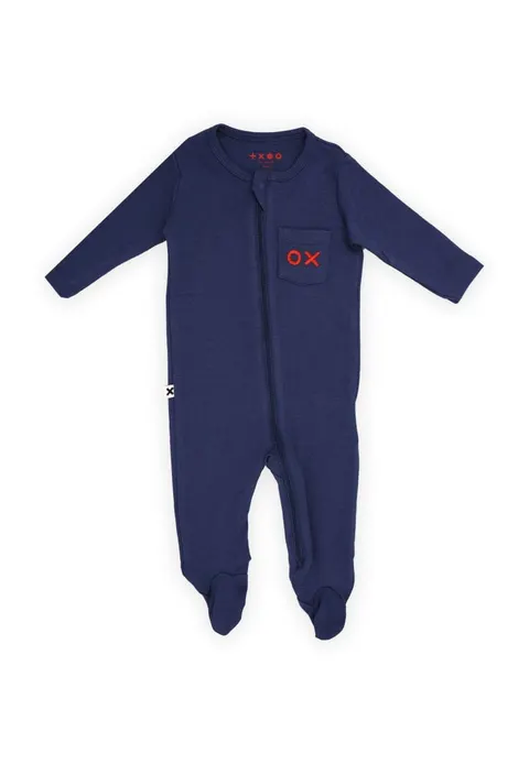 BASIC ONEPIECE CROWN BLUE | OX Basic