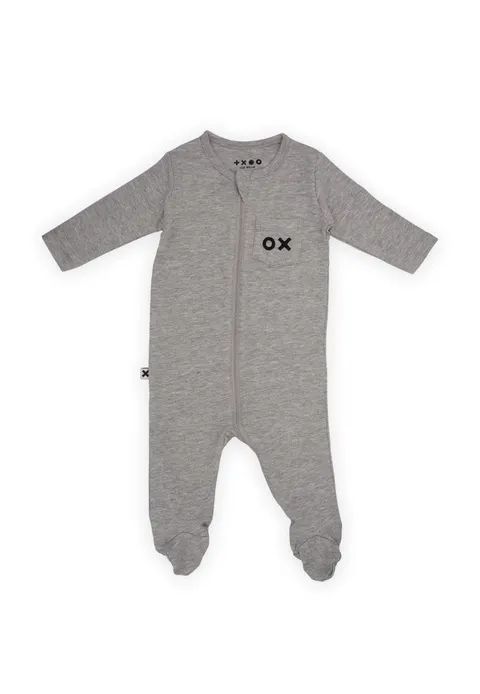 BASIC ONEPIECE GRAY MELANGE | OX Basic