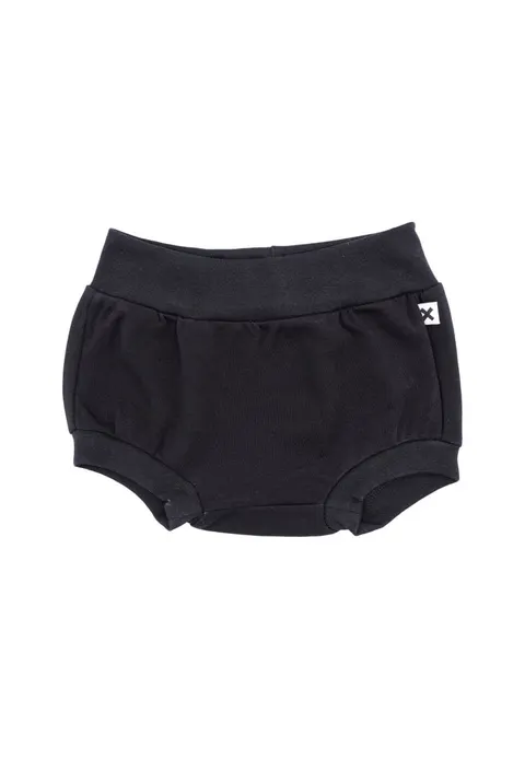 BABY BLOOMERS with X on the BACK BLACK | OX Basic