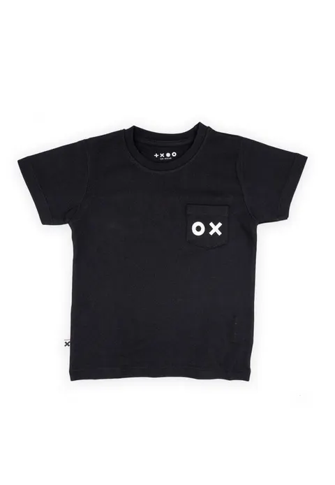 BASIC POCKET TSHIRT – BLACK | OX Basic