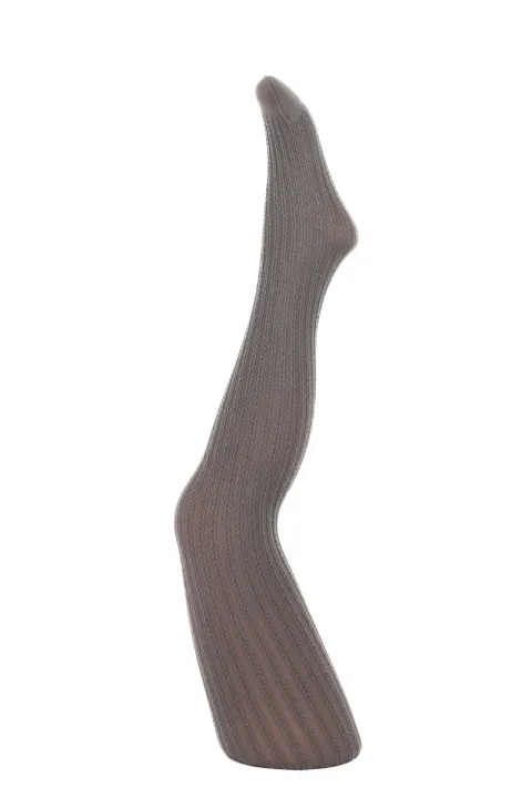 Rajstopki BRAID mikrofibra wzorzyste GREY