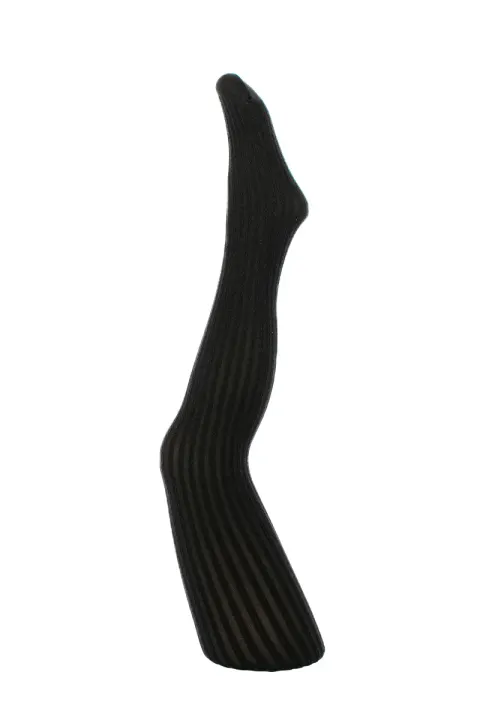Rajstopki BRAID mikrofibra wzorzyste NERO