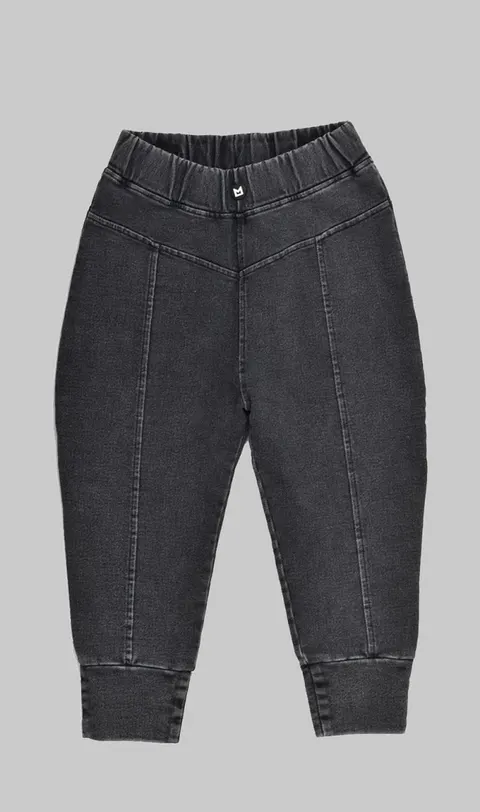 Spodnie BLACK JEANS STRAIGHT CUT PANTS