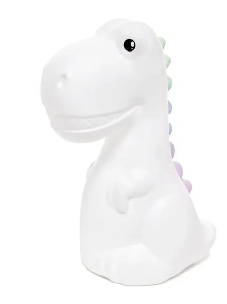Lampka nocna dotykowa DINOZAUR BIAŁY duży XL z akumulatorem | Dhink