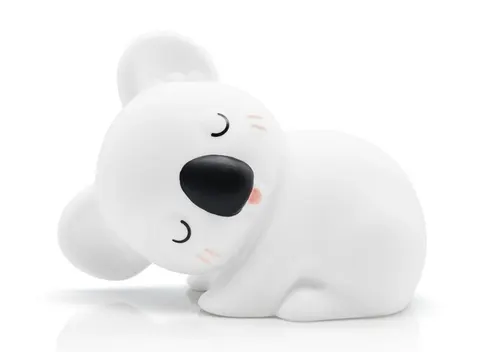 Lampka nocna dotykowa KOALA BIAŁY na baterie | Dhink