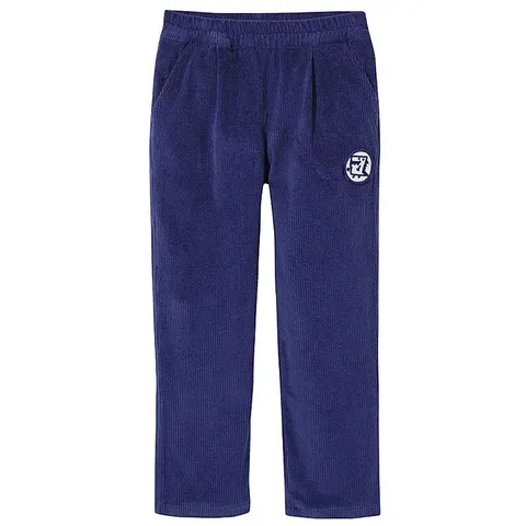 Spodnie Corduroy Pants NAVY BLUE