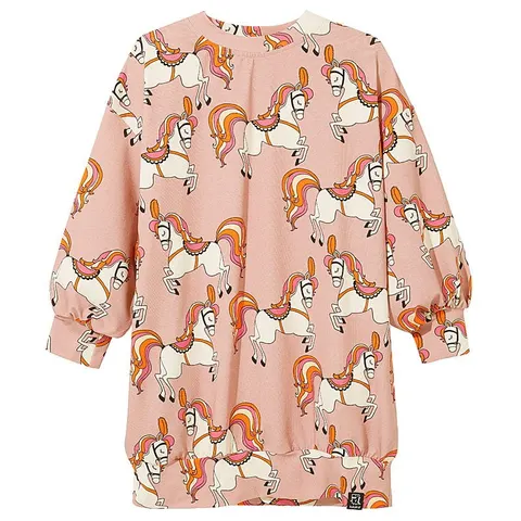 Sukienka Sweatshirt Dress PALE PINK HORSE