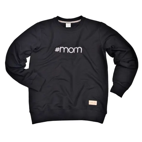 Bluza Sweatshirt BLACK damska #mom | TUSS family