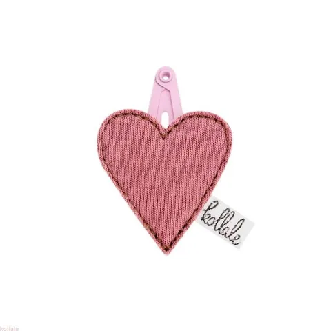 Spinka with love BAWEŁNIANE SERDUSZKO CIEMNY RÓŻ baby