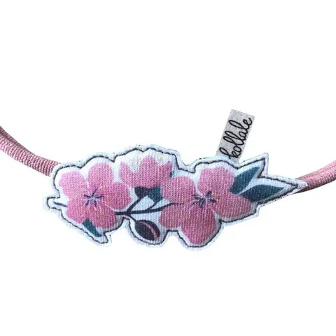 Opaska cherry blossoms BAWEŁNIANA GAŁĄZKA WIŚNI