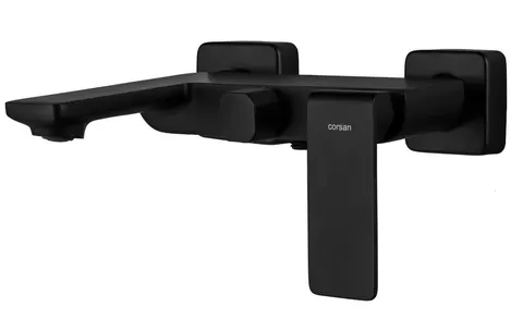 Bateria wannowa ścienna Corsan TRINO CMB7141BL