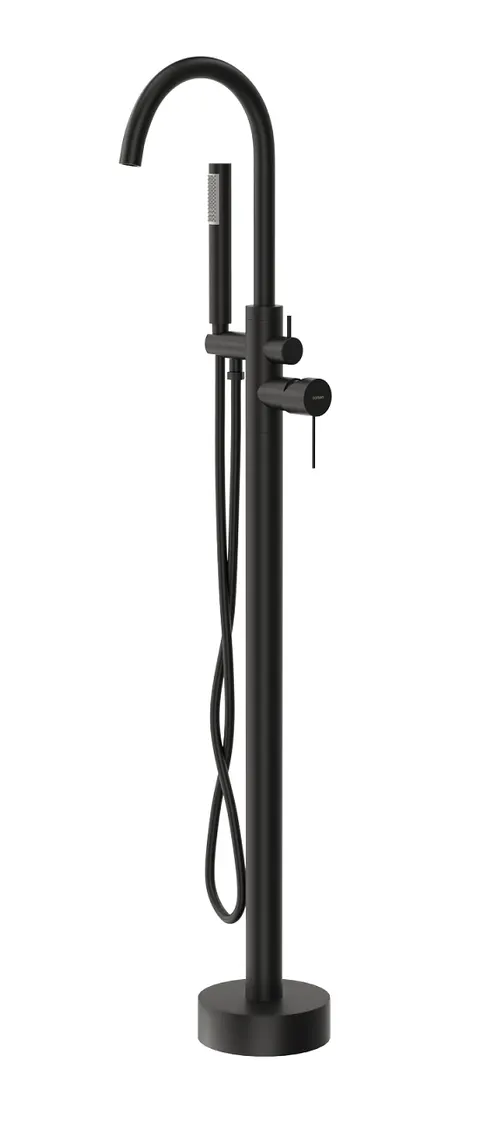 CORSAN - Bateria wannowa wolnostojąca LUGO czarna CMB7535BL - Darmowa dostawa