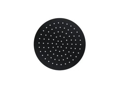 Deszczownica Corsan CMDO25BL SLIM stalowa czarna okrągła 25 cm