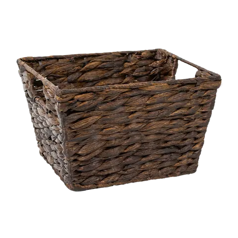 Corsan - Koszyk z hiacyntu wodnego 585S 25x22x16 cm, kolor brązowy