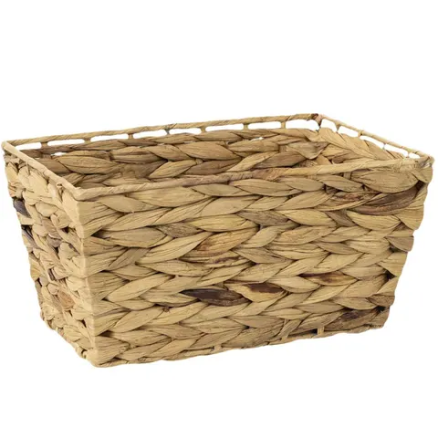 Corsan - Koszyk z hiacyntu wodnego 715S 30x20x15 cm, kolor naturalny