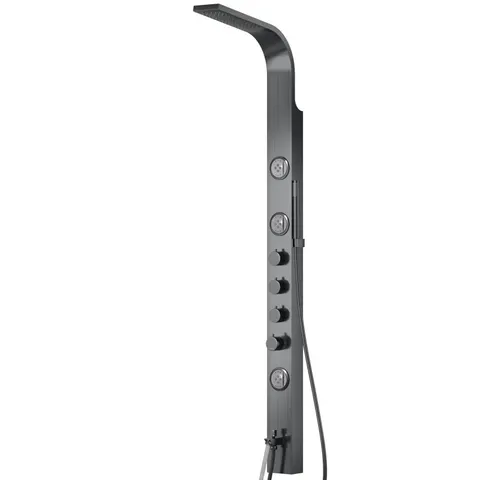 Panel prysznicowy Corsan SNAKE gunmetal termostat wylewka