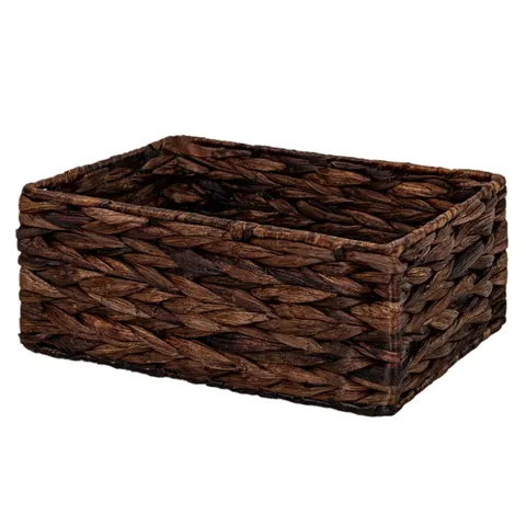 Corsan - Kosz z hiacyntu wodnego 520E 27x17x11 cm, kolor brązowy