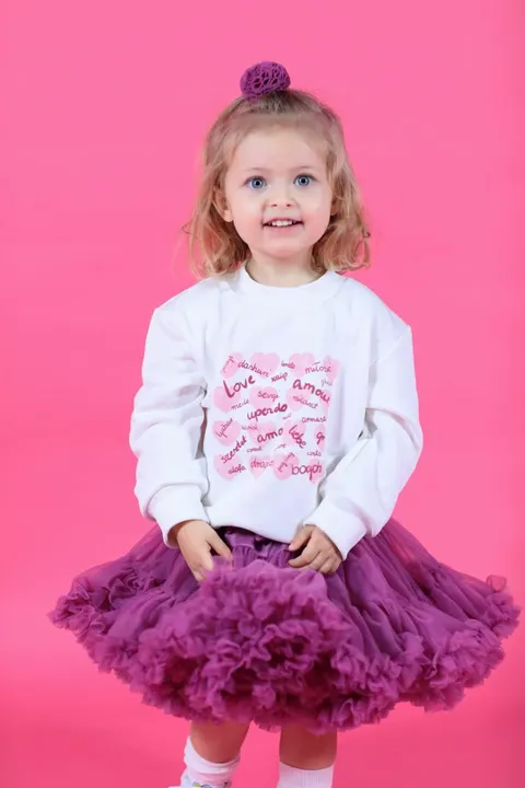 Bluza Kremowa HEARTS