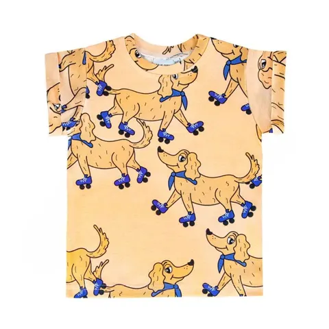 T-Shirt WROTKI ŻÓŁTE - ROLLER YELLOW T-SHIRT