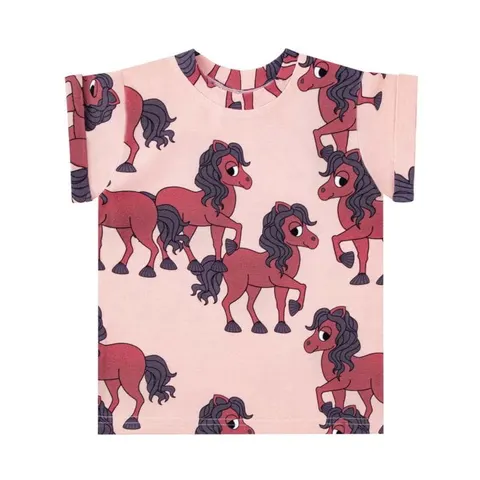 T-Shirt KONIK BRĄZ - HORSIE BROWN / T-SHIRT