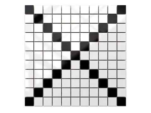 MOZAIKA CERAMICZNA Geometric® 1 CZARNA BIAŁA