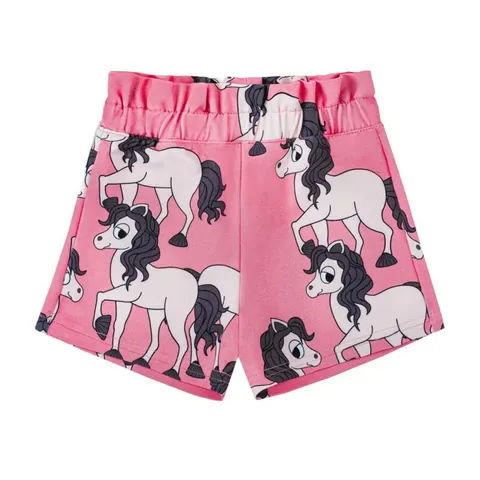 Szorty Paperbag KONIK RÓŻ - HORSIE PINK / PAPERBAG SHORTS
