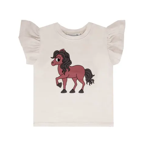 Koszulka ze skrzydełkami KONIK BASIC - HORSIE / FRILL TANK